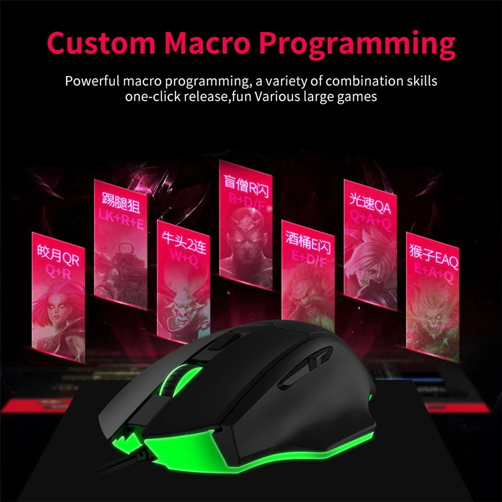 

G700 Professional Wired mouse Gaming Mouse ergonomic mouse 6 Button 4000 DPI LED Optical USB ergonomic mouse PC mouse
