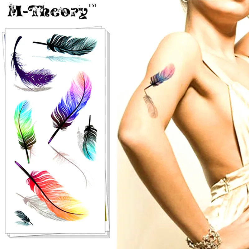M-Theory 3D Temporary Makeup Tattoos Sticker Angel Feather 3d Flash Tatoos Henna Tatto Body Arts Sticker Swimsuit Makeup Tools M-Theory 3D Temporary Makeup Tattoos Sticker Angel Feather 3d Flash Tatoos Henna Tatto Body Arts Sticker Swimsuit Makeup Tools