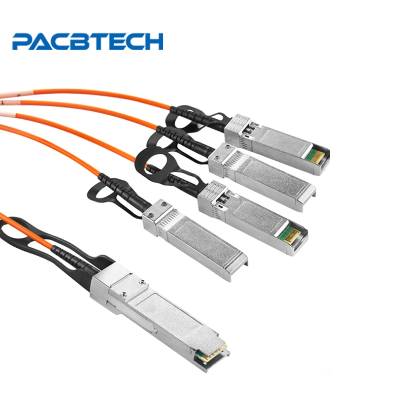 Активный оптический кабель 40G QSFP + до 4 * SFP OM2 4x10G OM2|Оптоволоконное оборудование| |