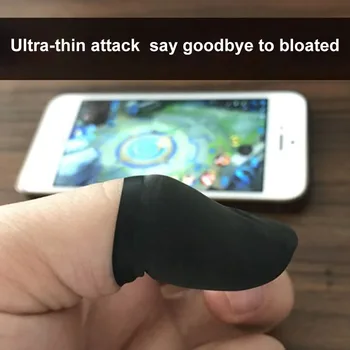 

New 10Pcs Game Controller Finger Cover Sweat Proof Gaming Finger Gloves Non-Scratch Sleeve Sensitive Mobile Touch Screen DOM668
