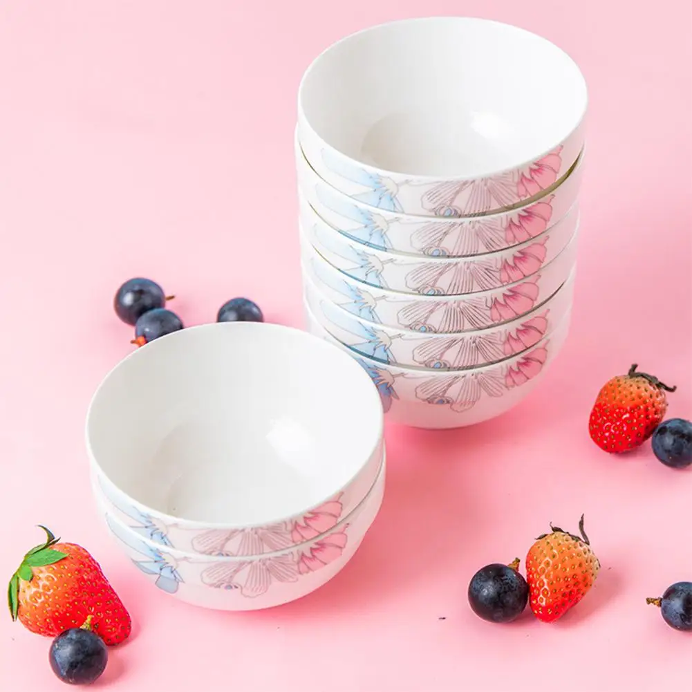 

High quality 28PCS/52PCS Calm Summer Night Style Pattern Ceramic Dinnerware Plates Dishes Home Kitchen Dinnerware set