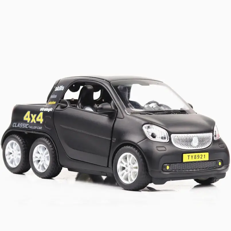 

1/32 Diecasts & Toy Vehicles SMART Longer version Car Model With Sound&Light Collection Car Toys For Boy Children Gift
