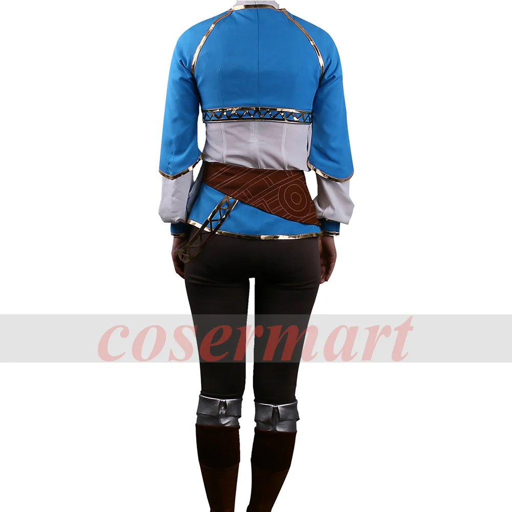 Hot Game The Legend of Zelda Twilight Princess Costume Suits Adult Women Dress t-shirt  Pants Halloween Party Prop (8)