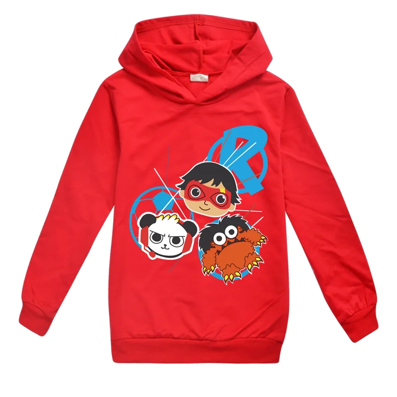 

New Ryan Toys Review boys long sleeve tops and PIKACHU Hooded sweatshirts for Boys fashion cartoon t Shirt