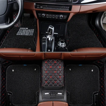 

car floor mats for Maserati all models GranTurismo Ghibli Levante quattroporte auto accessories car styling Custom foot Pads