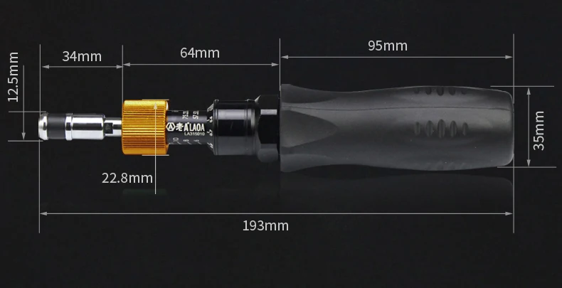 LAOA Высокоточный крутящий момент отвертка с 6,3 мм биты Высокое качество ручные инструменты