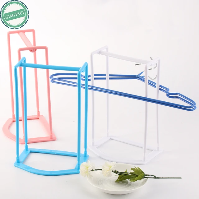 Smart Design Clothes Hanger Organizer Stacker Holder Rest Storage Smart Design Clothes Hanger Organizer Stacker Holder Rest Storage Stand Rack Plastic Portable Caddy Travel