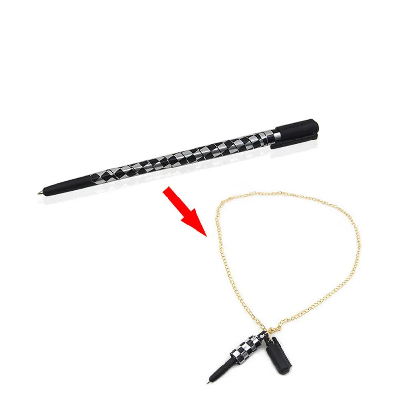 

1pc Pen To Necklace Chain Vanishing Pen Magic Tricks Disappearing Pen Magia Magician Close Up Illusion Gimmick Props Magica Pen
