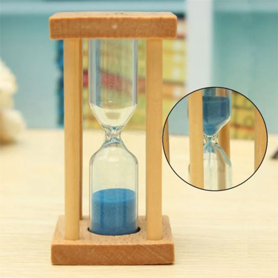 Высокое качество 1/3/5 мин Деревянный Песок Песочные часы Таймер Декор для дома подарок Кухня