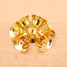 10 шт./компл. Золотой вокальный игрушечный музыкальный инструмент дети мультфильм цвет складной детей искусство Развивающие игрушки для рукоделия