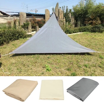

Sun Shelter Sunshade Protection Outdoor Canopy Garden Patio Pool Shade Sail Awning Camping Picnic Tent Include Wind Ropes