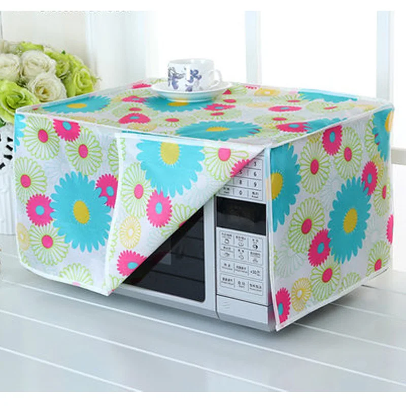 

SRYSJS Protective Covers For Microwave Oven Waterproof Dustproof Oven Cover Kitchen Home Decor Cover Cloth