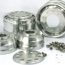 1/14 весы гидравлические тракторы Самосвал 6x6 8x8 обод для ступицы колеса 10 колокол Металл для RC8WD Tamiya