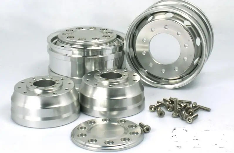 1/14 scale hydraulic Tractors dump truck 6x6 8x8 wheel hub rim 10 bell metal for RC4WD Tamiya 1/14 scale hydraulic Tractors dump truck 6x6 8x8 wheel hub rim 10 bell metal for RC4WD Tamiya