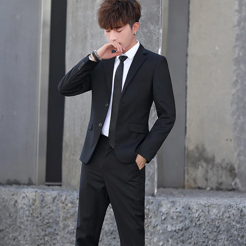 

Autumn and Winter Suit Men's Suits Slim Korean Business Gentleman Casual Men's Suits Office Suits