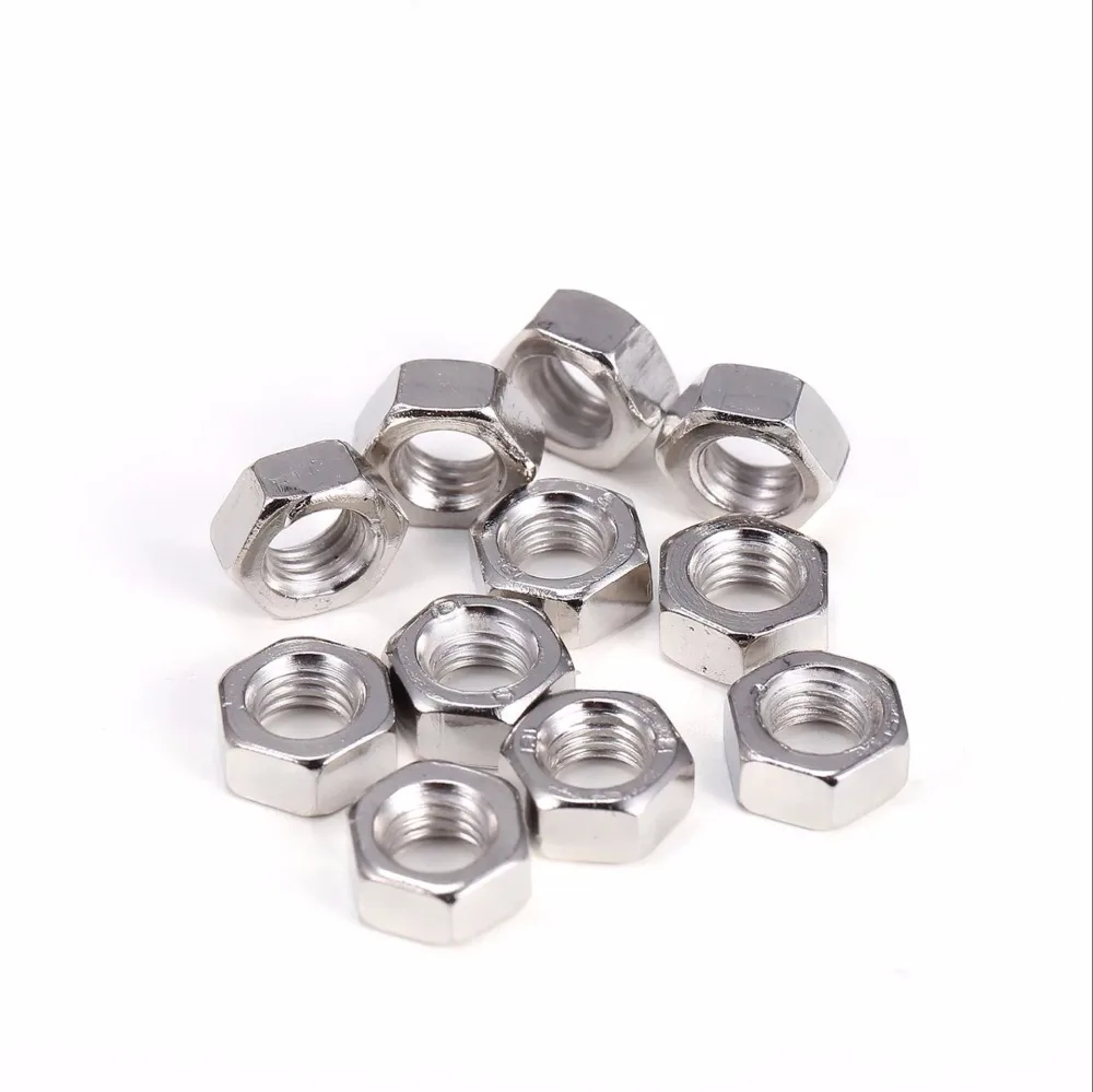Carbon Steel Hex Nut And Screw Assortment, 16pcs 1" Hex
