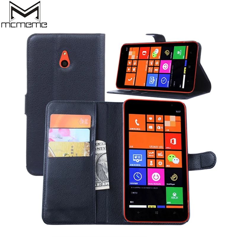 

MCMEME Coque Case For Nokia 1320 Lichee Pattern wallet PU Leather Case For Nokia Lumia 1320 Cover Shell With Credit Card Holder