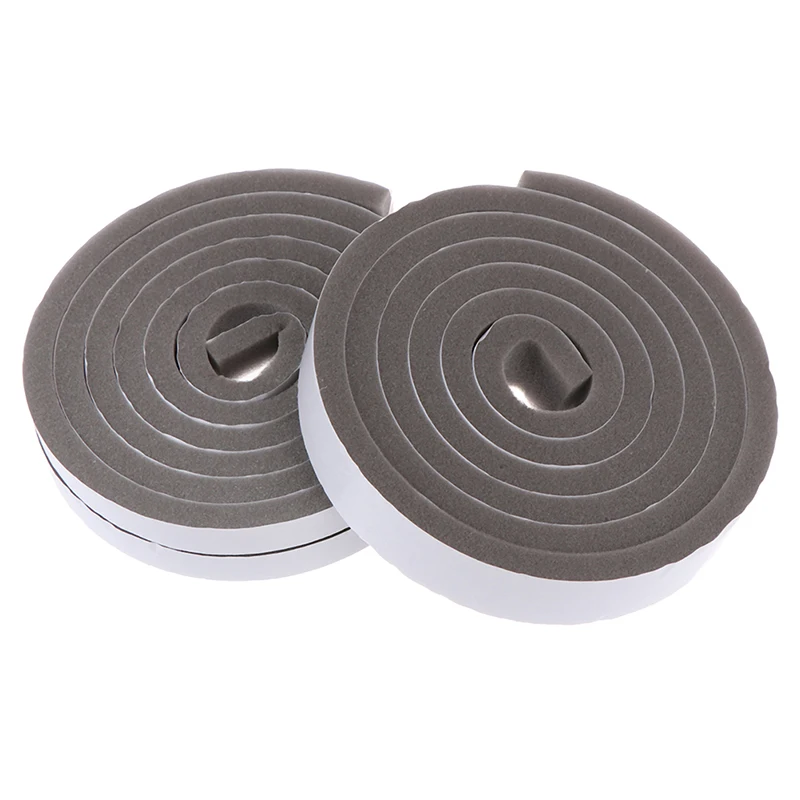 

2M Door Window Sealing Strips Sound-Proof Foam Sticky Tape Noise Insulation Excluder Tape Roll Sealing Strip