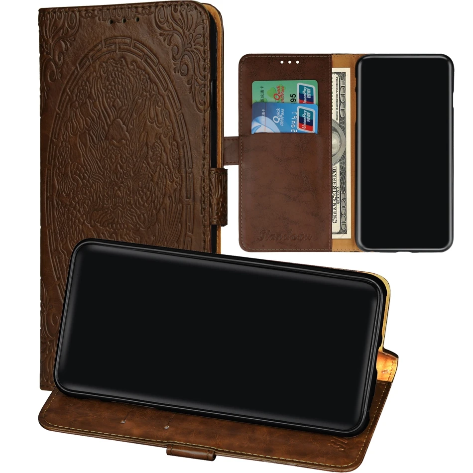 

for Redmi NOTE4 X Case Luxury Leather Flip Wallet dragon Cover for Xiaomi 6X Redmi Y2 NOTE 5A Y1 4X A2 5plus note 5 pro fundas