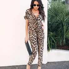 Fannic Sexy Ladies Fashion Leopard Jumpsuit Spring New Temperament Commute Fit Comfort Jumpsuit Fannic Sexy Ladies Fashion Leopard Jumpsuit Spring New Temperament Commute Fit Comfort Jumpsuit