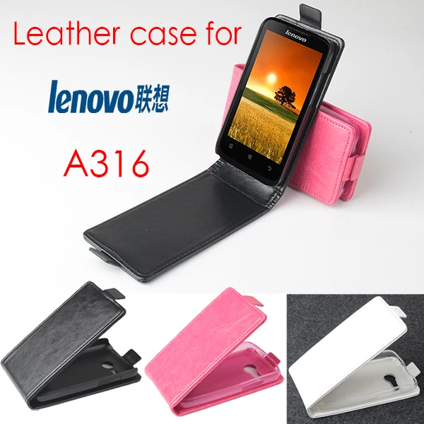 

High Quality New Original For Lenovo A316 A316i Leather Case Flip Cover for Lenovo A 316 i Case Phone Cover Stock