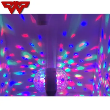 

Led double magic ball colorful rotating lights crystal magic ball laser lights festival bar KTV flash stage lights