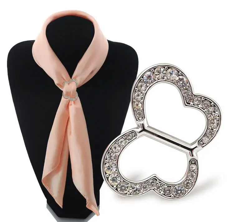 

Hot Scarf Deduction Butterfly Diamonds Scarf Deduction Button Deduction Metal Charm Temperament Accessories Gifts Metal Buckle