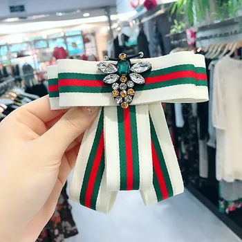 

NEW Women bowtie striped Butterfly Women's Bow Tie fashion Female bowknot Girl Hotel Waitress Neck Wear Shirt Accessories