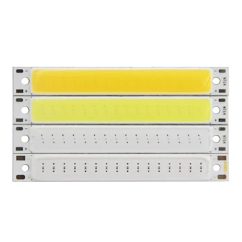 3 v 3.7 v dc 60mm 8mm 작업 램프 led cob 스트립 1.5 w 300ma 100lm 따뜻한 차가운 흰색 파란색 빨간색 cob led 광원 diy 자전거