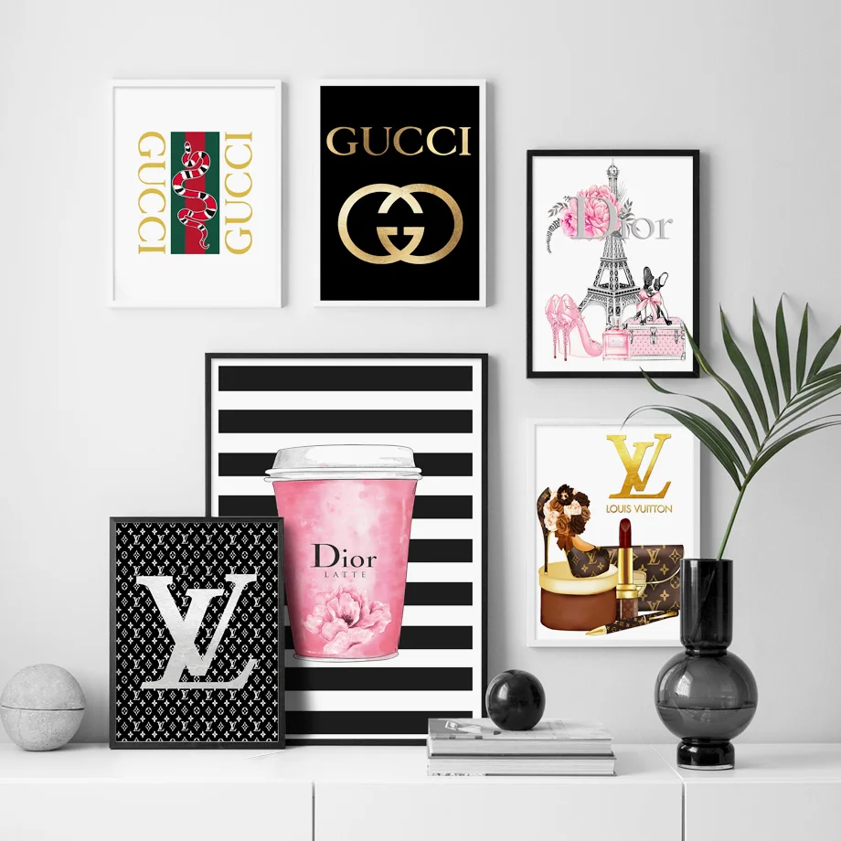 

Paris Vogue Girl Fashion Woman Wall Art Canvas Painting Nordic Posters And Prints Wall Pictures For Living Room Home Decor