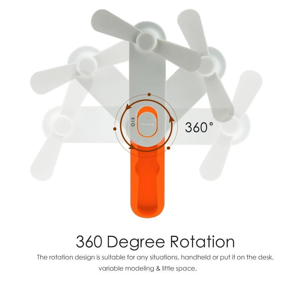 Mini USB Charging Folding Portable Fan