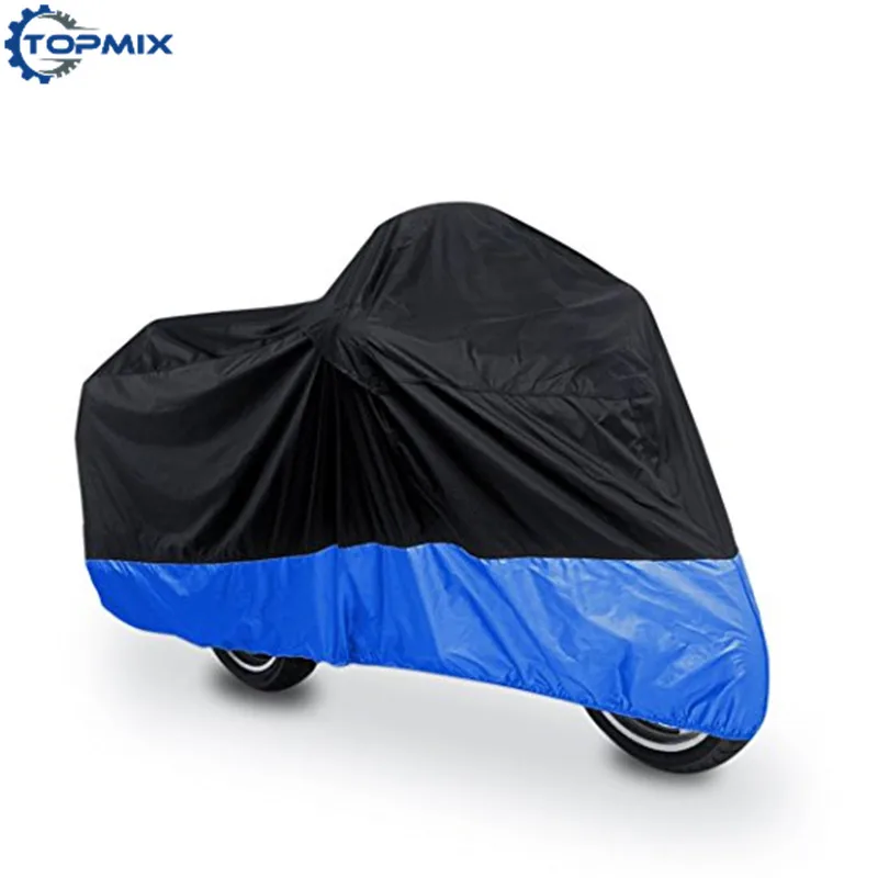 Motorcycle cover black&blue 1
