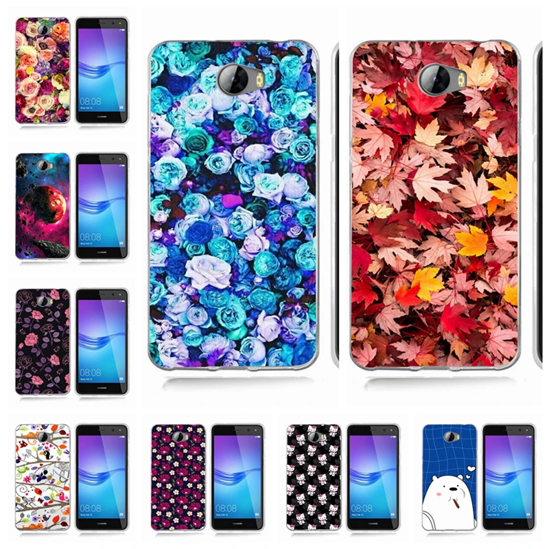 For Huawei P9 Lite/P8 Lite/P10 Lite Case Silicon Back Cover Y5 ii Y5ii Cover/5A LYO-L21/Y6 II A828 |