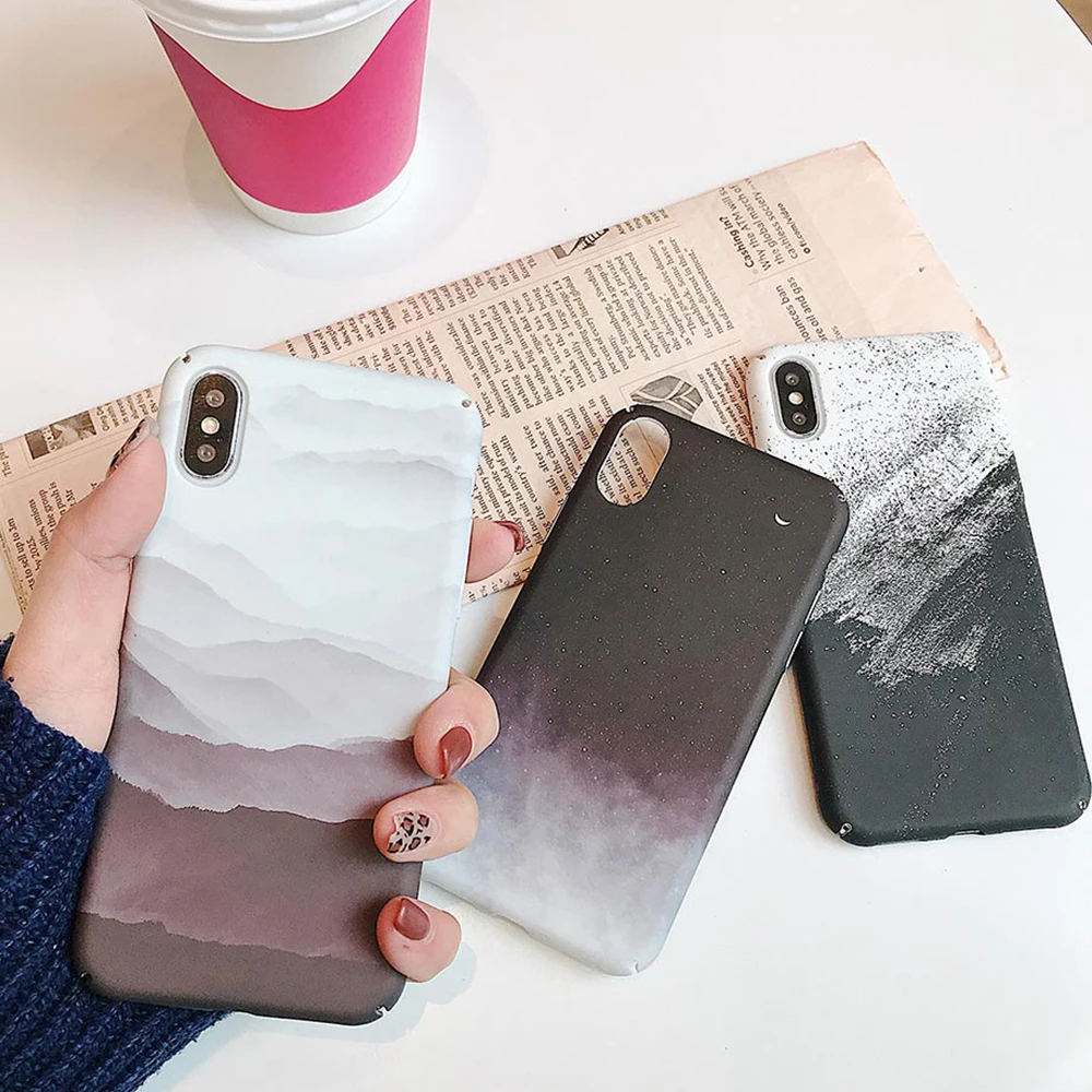 

KISSCASE Landscape Scenery Painted Case for Redmi Note 8 7 5 for Xiaomi mi9 mi 9Se for Pocophone F1 Forest Case Cover Fundas #4