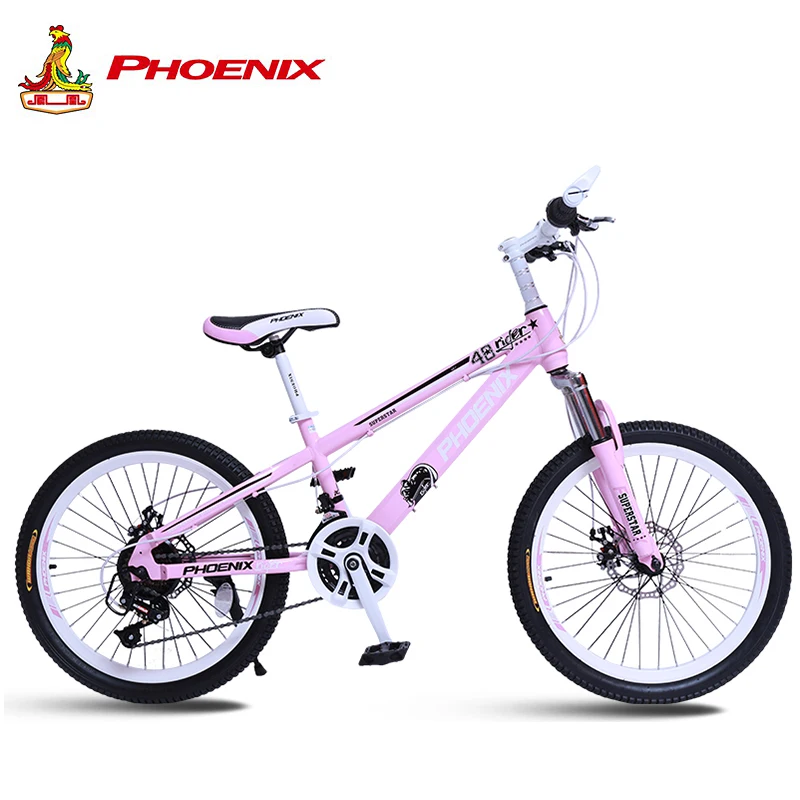 Phoenix Bicycle 20/22 in Children's Students Kids spokes and integrated Bicycles 21 speed High-Carbon Steel Sport Cycling Bike