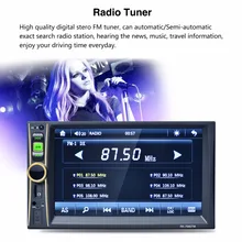 2 Din Car Stereo Video MP5 Player Support Phone / Tablet Connected GPS with Bluetooth FM DVR in Steering Wheel Control