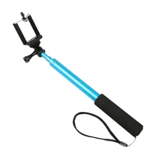 SHOOT Portable 30cm-98cm Aluminum Monopod Extendable Selfie Stick for Gopro Hero 5 3 4 Session SJCAM SJ4000 SJ5000 Xiaoyi 4K