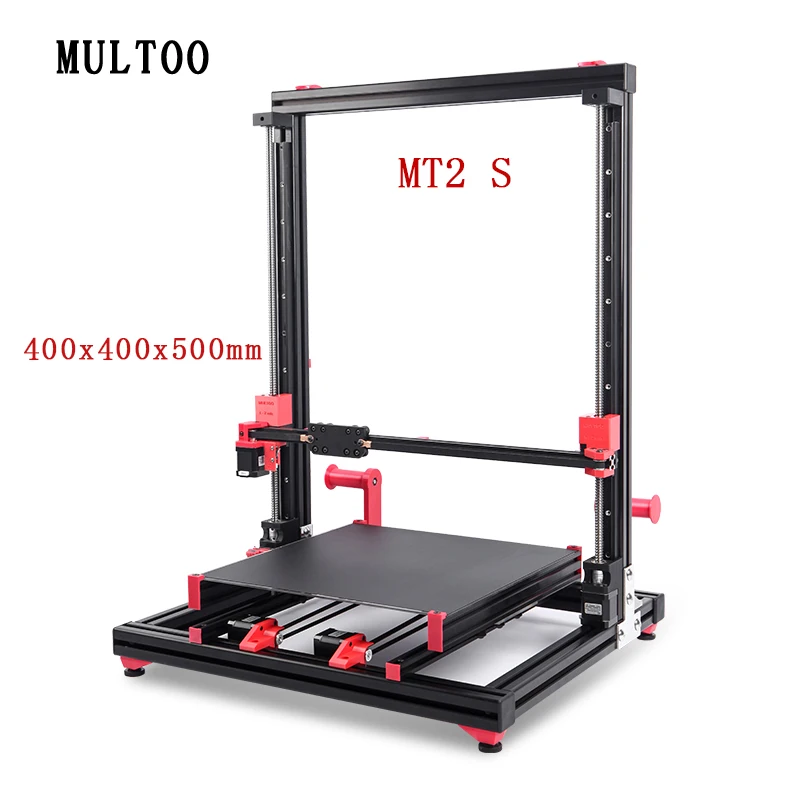 Multoo MT2 широкоформатная линейная направляющая 500x500x600 шариковый винт Профессиональный 3d принтер Высокая точность 400*400*500