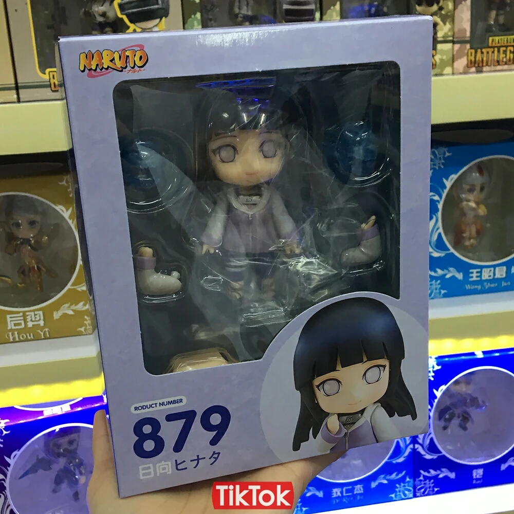 Nendoroid Naruto Shippuden Hinata Hyuga 879 мультяшная игрушка фигурка Модель Кукла подарок