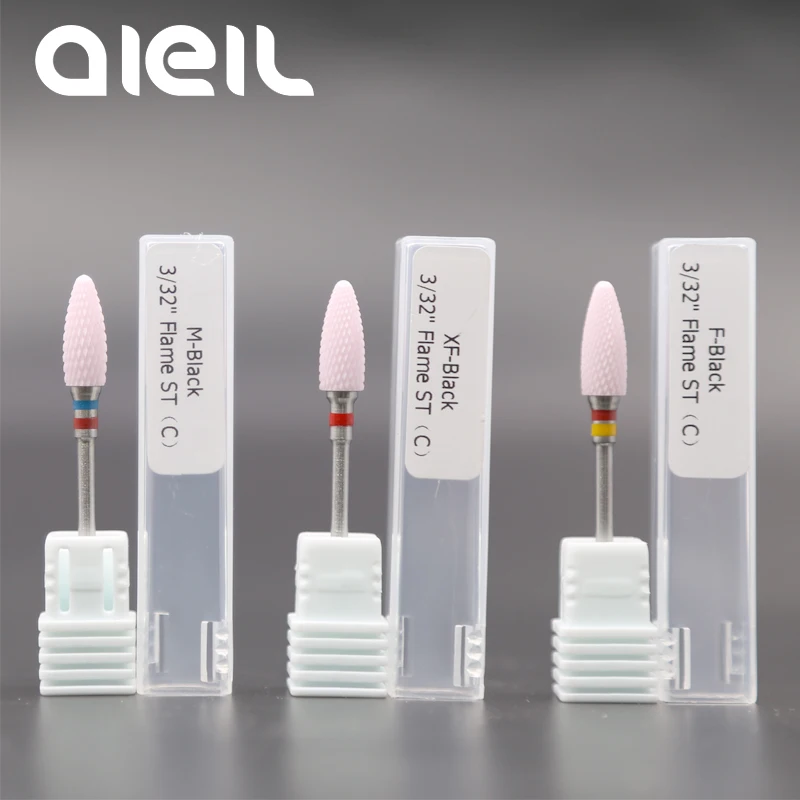 Nail Drill Bits Ceramic Milling Nail Drill Bits Manicure Mill Ceramic Milling Cutters For Manicure Electric Manicure Drill Bits  (4)