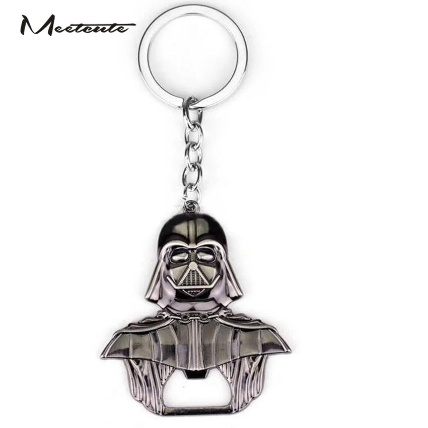 

Meetcute New Style Design Star Wars Darth Vader Keychain Bottle Opener Alloy Key Rings Key Chain Trinkets for Fans