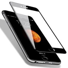 Полноэкранное закаленное стекло для iPhone 7 8 Plus 6 S 6 S Plus SE 5S 5 S 6plus 8plus 7plus защита экрана от царапин