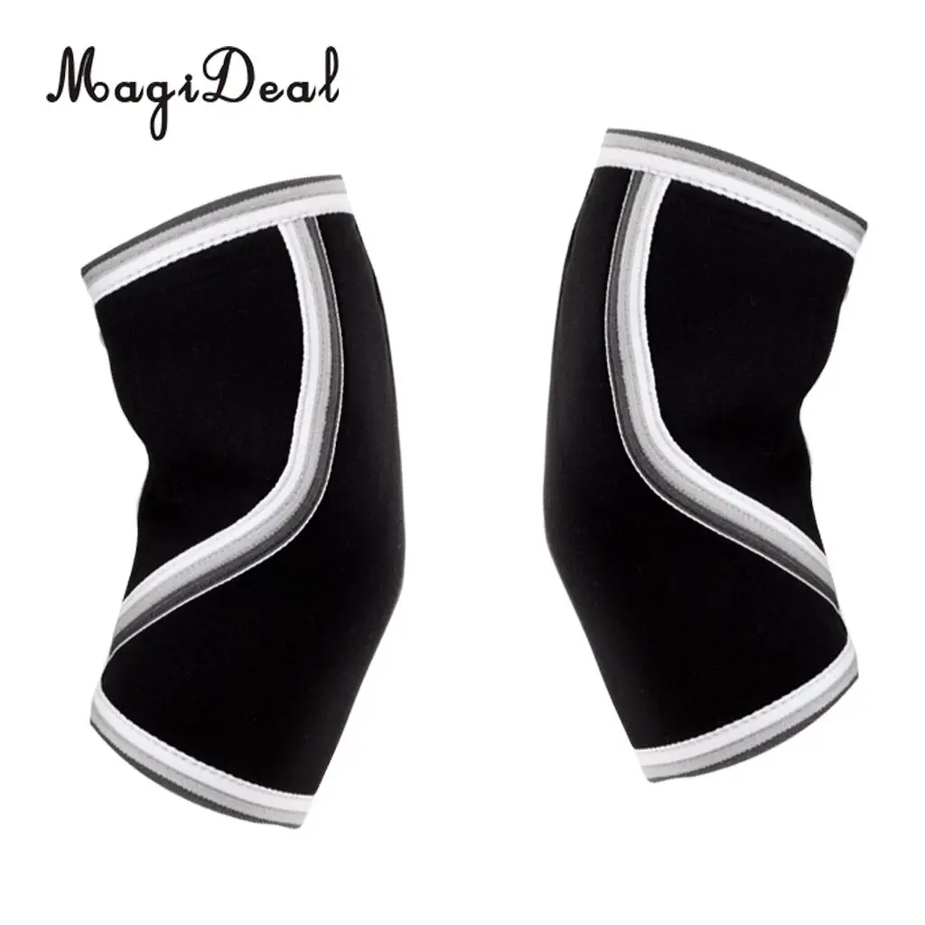 MagiDeal 1 Pair 5MM Neoprene Elbow Support Elbow Sleeves Guard