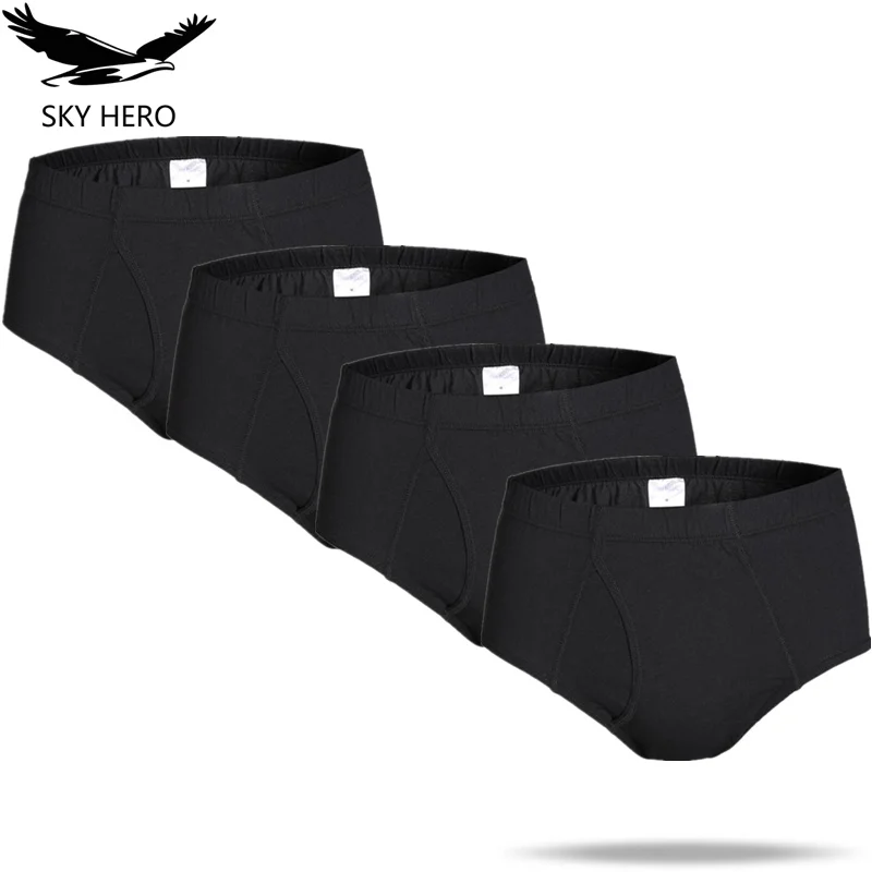 4 шт./партия мужское нижнее белье трусы мужские s Cuecas jockstrap 100% хлопок сексуальные