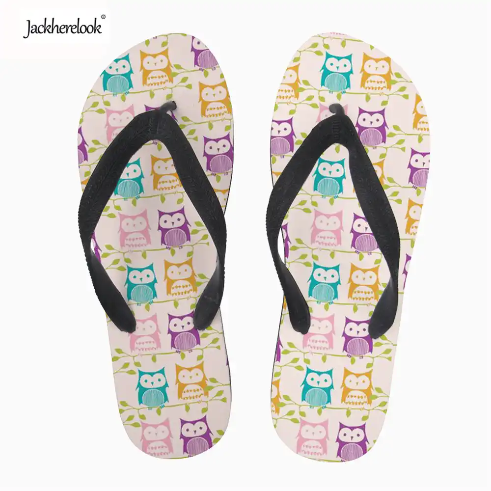 animal flip flops ladies