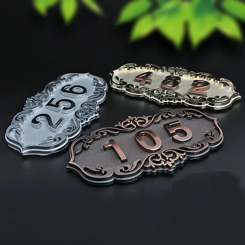 Домашний номер европейский стиль классический Бран как ворот изготовленный на