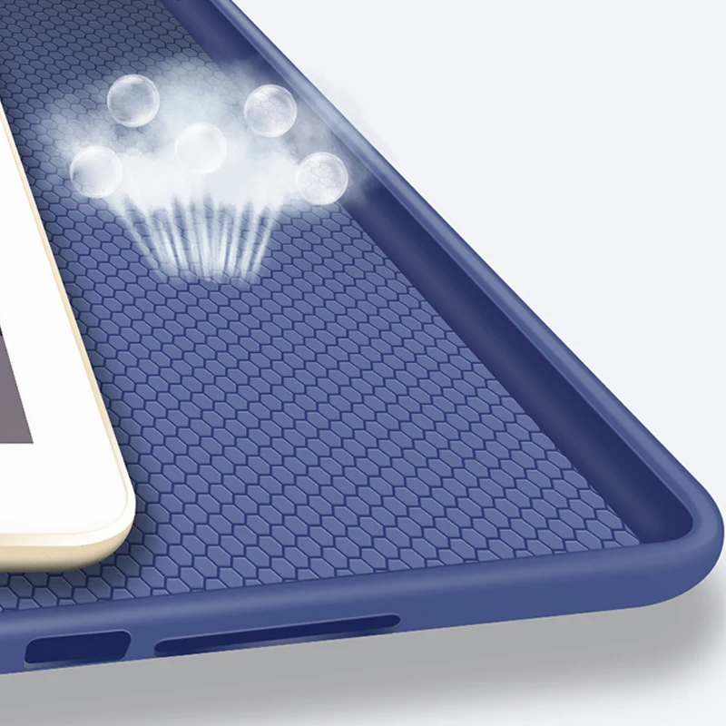Тонкий PU кожа Coque для планшета ipad 2 3 4 кремния мягкая задняя Smart Wake Up Чехол