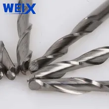 WEIX 1 pcs 4 milímetros 6mm 2 Flauta Espiral de tungstênio bola nariz fresa CNC router bits para madeira carboneto de moagem ferramenta de rota