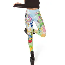 Pants Fashion Pants Goth Rock Style Celebrity Comic Print Tattoo Warmers Stretchy Pants Sexy Body Shaping Leggings Colorful