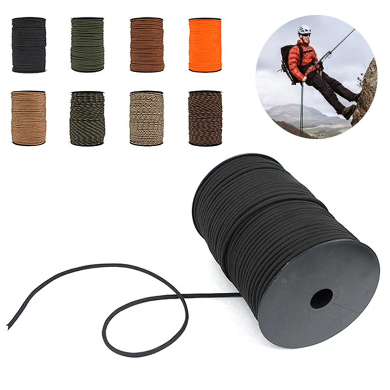 

Outdoor 9 Core 100M Umbrella Rope Rescue Bundle Tent Rope Climbing Rope Rock Climbing Climbing Harness Hanging Tactical